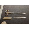 Image 2 : ANTIQUE GERMANY SCISSORS  / LETTER OPENER SET