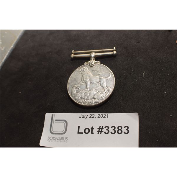 WWI BRITISH STERLING MEDAL