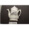 Image 1 : ANTIQUE SASKATOON CPR RAILWAY STATION TEAPOT NO CHIPS