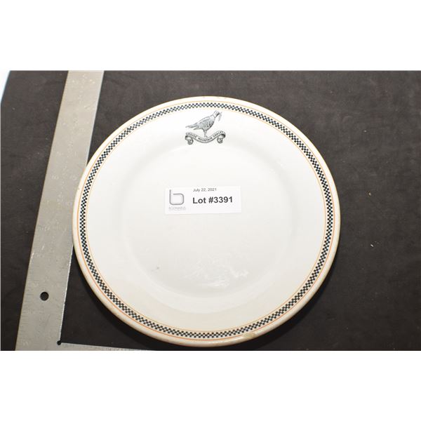 GROUSE MOUNTAIN CHALET BC ANTIQUE PLATE