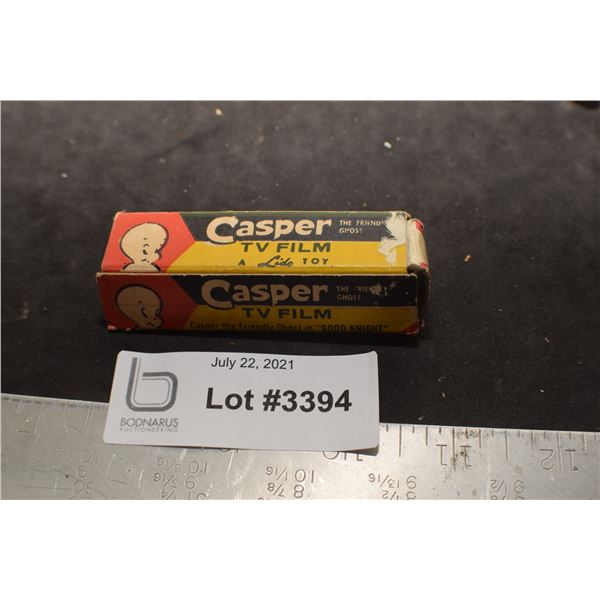 RARE ANTIQUE CASPER THE GHOST TV FILM COMIC STRIP IN BOX