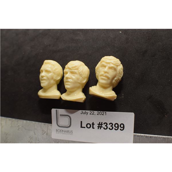 VINTAGE GILLETTE HOCKEY HEADS NHL ......ULLMAN , SANDERSON , TALON