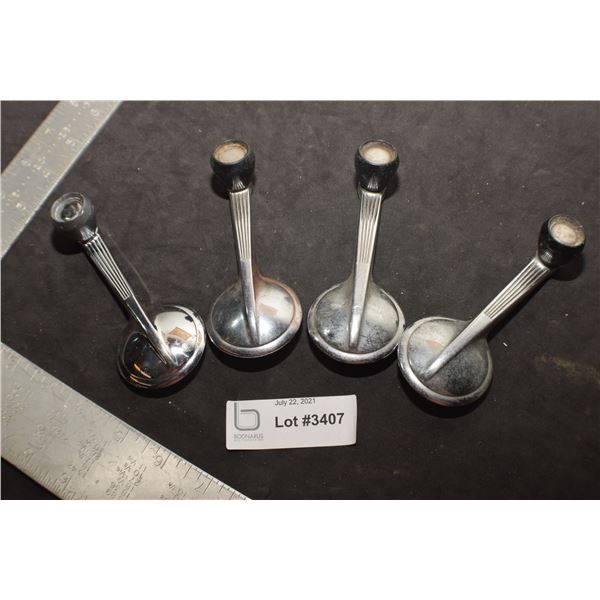 RETRO CHROME WINDOW HANDLE CRANKS STEAM PUNK