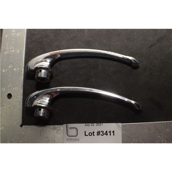 RETRO CHROME WINDOW HANDLE CRANKS STEAM PUNK