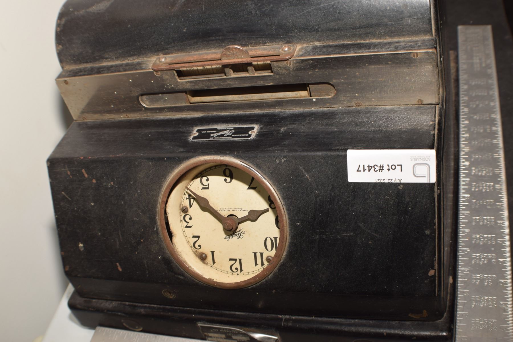 SIMPLEX TIME CARD CLOCK ,HANGING MODEL