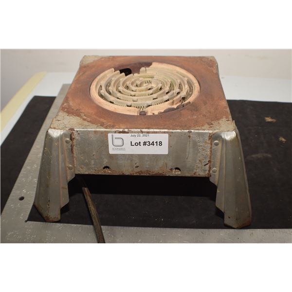 ART DECO STOVE , GREAT STEAM PUNK BASE