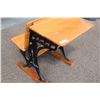 Image 3 : ANTIQUE SCHOOL DESK