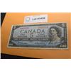 Image 1 : 1954 CANADA CANADIAN $5 MONEY BILL BANK NOTE
