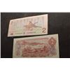 Image 2 : 1974 AND 1984 CANADA CANADIAN $2 MONEY BILL BANK NOTE