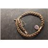 Image 2 : ANTIQUE WATCH CHAIN , ORNATE , MORNING JEWELRY MADE FROM HUMAN HAIR ?