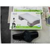 Image 9 : Wii Console - 2 controllers, hookups, and WiiFit Plus Pad, Dumbbells, Step