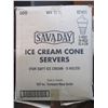 Image 3 : Large Box of 500x Ice Cream Cone Holders - 5-hole 10 inch serving tray