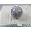 Image 1 : Vintage "The Moon" globe - Small Tin Globe with plastic base of all the Lunar Landings