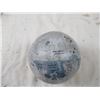 Image 3 : Vintage "The Moon" globe - Small Tin Globe with plastic base of all the Lunar Landings