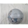 Image 4 : Vintage "The Moon" globe - Small Tin Globe with plastic base of all the Lunar Landings