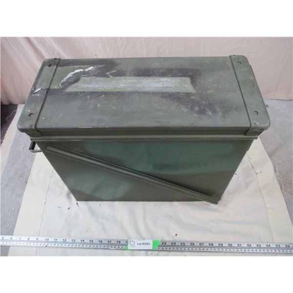 Green Metal Military Crate - 18x8x14