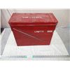 Image 1 : Red Metal Military Crate "pallet filler" - 18x8x14