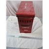 Image 2 : Red Metal Military Crate "pallet filler" - 18x8x14