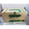 Image 1 : Large Wooden Military Crate - 31x16x17