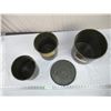 Image 2 : 3 Small Military Drums - 9" and 7" diameter