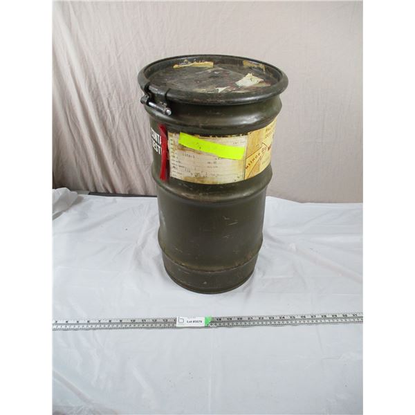 Tall military Drum - 12" diameter, 21" tall