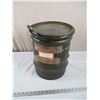 Image 2 : Military Drum - Medium Size, stackable - 12"diameter, 14.5" tall