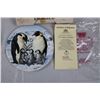 Image 3 : Edwin Knowles Ducks + Royal Grafton Penguins - collector plates with box/CoA