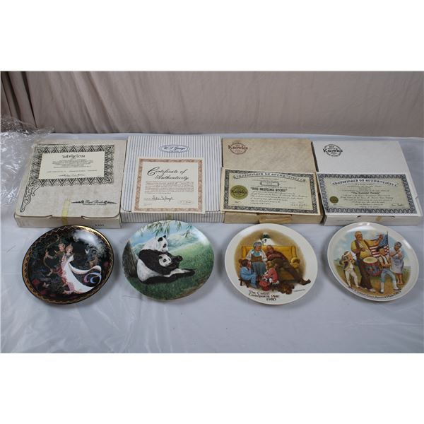 Edwin Knowles, Kingdom of Thailand, Panda Collectors Plates - 1980's