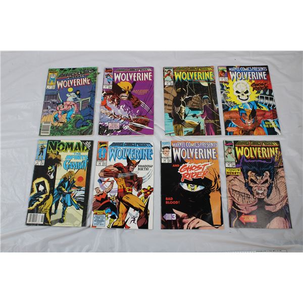 8 Vintage Marvel Comics - Wolverine