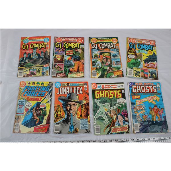 DC Comics Lot of 8 - GI Combat, Ghosts, Jonah Hex Fighting Forces