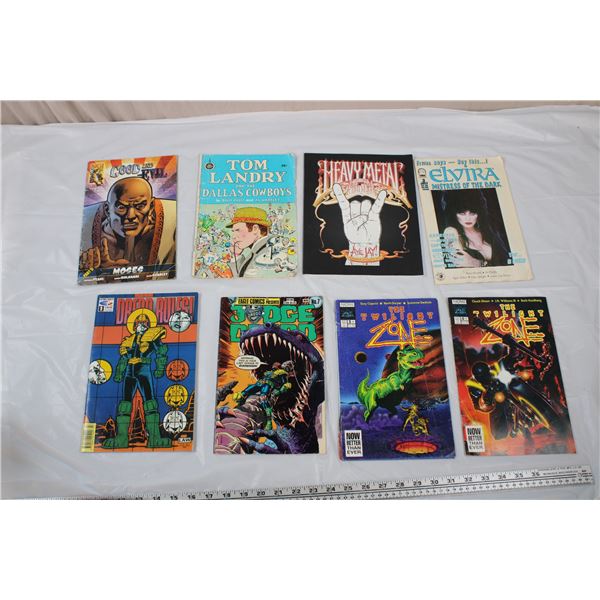 Comic Lot - misc, heavy metal activity book, twilight zone