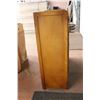 Image 10 : Vintage Wooden Cabinet with Roller Drawer Top, Glass Doors - 46"wide, 48" Tall, 17"deep