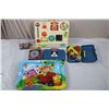 Image 1 : Fisher Price Activity Set, Doctor Sets, Kids Dinner Tray, Sock Monkey Clock, Cars Car