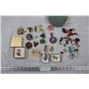 Jewellery Lot - Brooches, Earrings