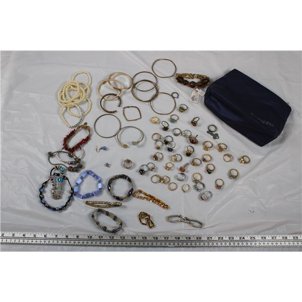 Jewellery Lot - Bracelets + Rings