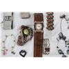 Image 2 : Jewellery Lot - Watch Bracelets (fossil) + Necklaces
