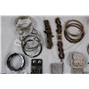 Image 3 : Jewellery Lot - Watch Bracelets (fossil) + Necklaces