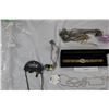Image 3 : Jewellery Lot - Necklaces + Elizabeth Taylor watch
