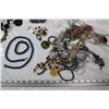 Image 6 : Jewellery Lot - Necklaces + Elizabeth Taylor watch