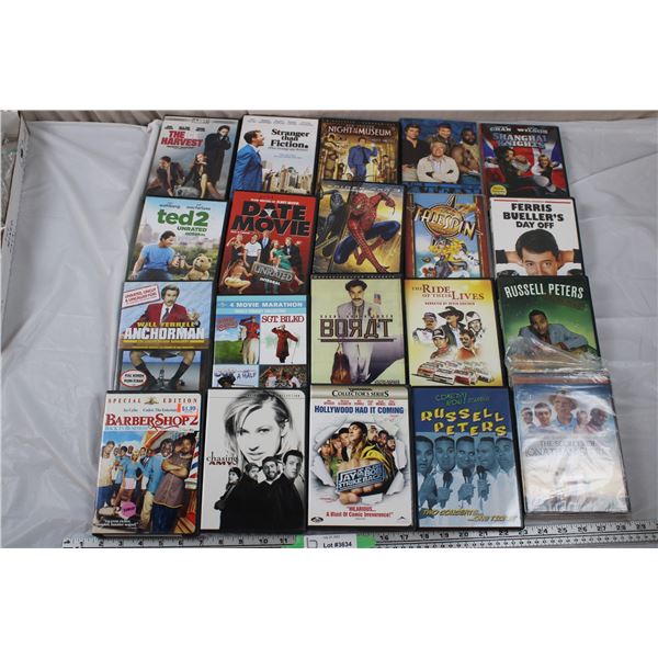 20 DVD movies - Comedy/adventure