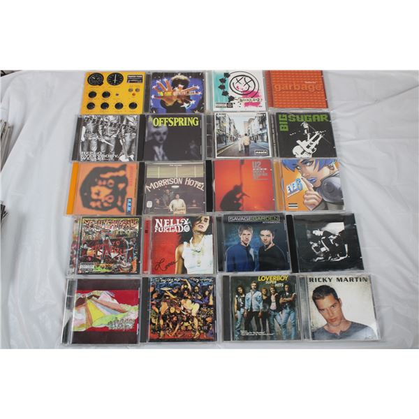 CD Music Lot - The Cure, Tragically Hip, U2, Blink 182, Offspring, The Doors, etc