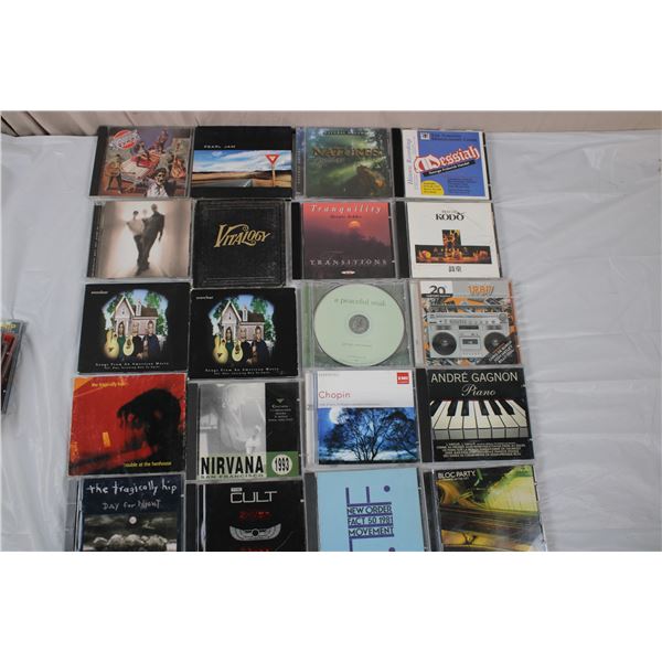 CD Music Lot - Nirvana, Everclear, Pearl Jam, Tragically Hip