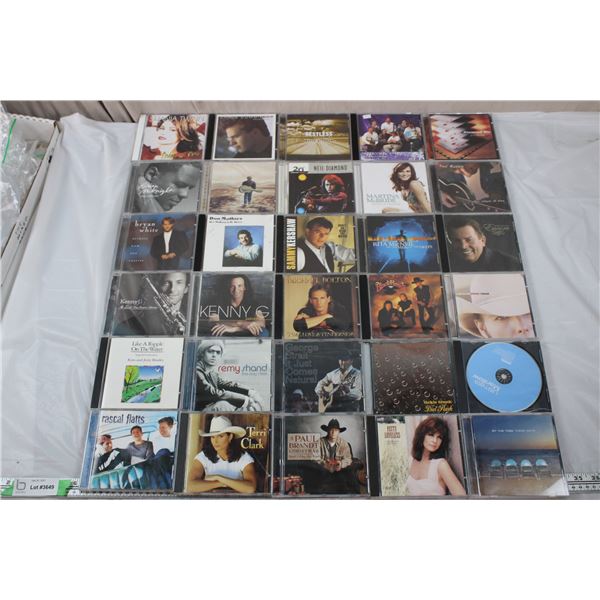 CD Lot - Shania Twain, Rascal Flats, Diamond Rio, Kenny G, Paul Brandt