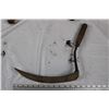 Image 2 : 2 antique hand scythes and saw