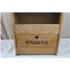Image 2 : Wooden Onions + Potatoes Bin - 28" Tall