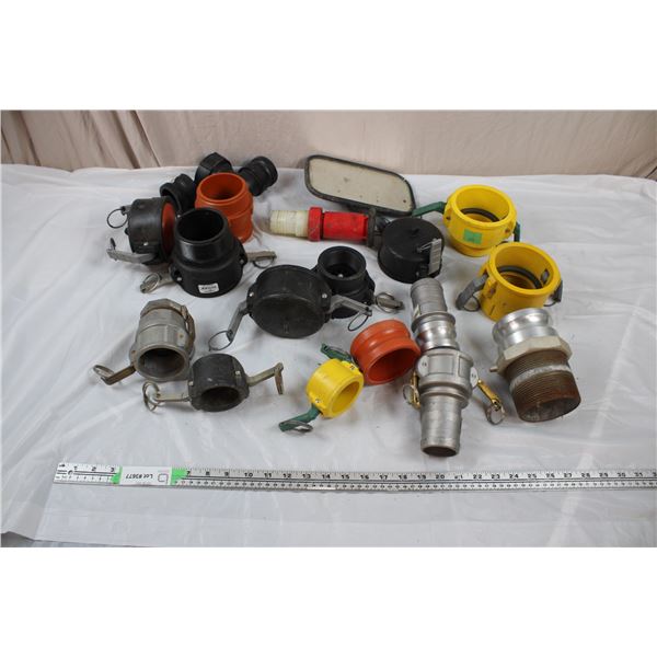 Box of Plumbing Hose Fittings/Couplers