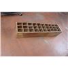 Image 3 : Wooden Parts Storage Bin - 56"longx14"highx10"deep