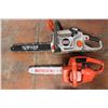 Pair of Gas Chainsaws - 15" and 12" blades