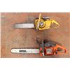 Pair of Chainsaws - 18" and 15" blades