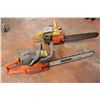 Image 3 : Pair of Chainsaws - 18" and 15" blades
